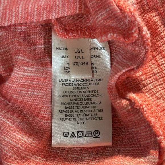 By Anthropologie Damiana Pullover Top Coral - Picture 7 of 14